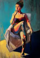Lidia Wnuk, Ada, 2016, 2016, olej, płótno