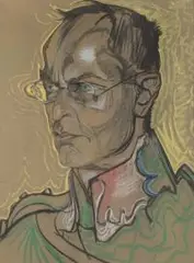 Stanisław Ignacy Witkiewicz, Teodor Białynicki-Birula, 14 X 1924 r., pastel, papier