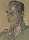 Teodor Białynicki-Birula, 14 X 1924 r. by Stanisław Ignacy Witkiewicz, pastel, papier, sold Nov 2016