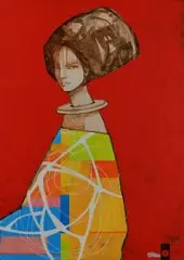 Segal, 2016 by Michał Warecki, 2016, akryl, płótno, sold Nov 2016