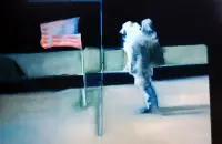 Janusz Zigmański, That is one small step for (a) man, one giant leap for mankind, 2015, 2015, olej, płótno