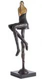 Michał Kubiak, Siedząca, 2016, 2016, brąz, granit