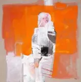 Magdalena Kwapisz-Grabowska, Figura (w pomarańczach), 2016, 2016, olej, płótno