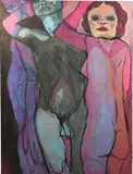 Tomasz Tajak, Polowanie na jelenia, 2014, 2014, akryl, płótno