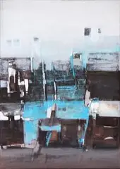 Metropolizm 31, 2016 by Renata Kluczyńska, 2016, akryl, płótno, sold Nov 2016
