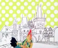 Magdalena Stano, O! Kura (Praga), 2016, 2016, olej, płótno