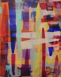 Dominik Smolik, Crescendo III, 2016, 2016, akryl, płótno