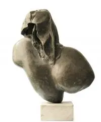 Stanisław Radwański, Muza, 1987 r., 1987, brąz koloidalny, podstawa marmurowa