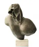 Stanisław Radwański, Muza, 1987 r., 1987, brąz koloidalny, podstawa marmurowa