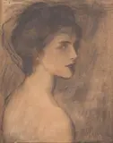 Teodor Axentowicz, Portret kobiety, 1896 r.