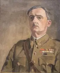Henri Epstein, Generał Charles De Gaulle, olej, płótno