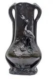 Georges Vacossin, Wazon, l. 1901-1910, płaszcz z blachy miedzianej, patynowanej