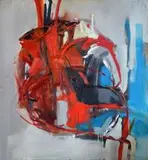 Paweł Czerwiński, Serce, 2014, 2014, akryl, olej, płótno