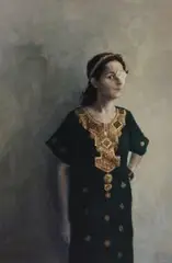 Maria Danielak, Obraz szary, 2016, 2016, olej, płótno