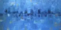 Kompozycja XVII, 2016 by Maria Szeszuła, 2016, olej, płótno, sold Oct 2016