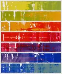 Bartek Pszon, Abstract lines VI, 2015, 2015, olej, płótno