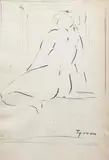 Tymon Niesiołowski, Akt siedzący