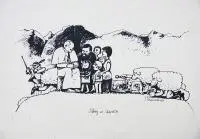 Jacek Fedorowicz, Tatry w czerwcu, 1983 r., 1983, serigrafia, papier, 22
