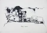Jacek Fedorowicz, Tatry w czerwcu, 1983 r., 1983, serigrafia, papier, 22