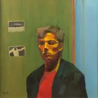 Portret męski, 2002 r. by Jan Dziaczkowski, 2002, olej, płótno, sold Sep 2016