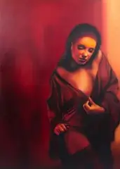 Ewelina Rostek, Ciekawość, 2009, 2009, olej, płótno