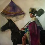 Emilia Kutrzeba, Król, 2016, 2016, olej, płótno