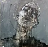 Nikodem Baiser, Moja mama nie lubi gdy mówię, że wracam jutro..., 2016, 2016, akryl, płótno