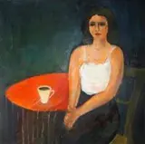 Barbara Faron, Mała czarna, 2012, 2012, olej, płótno