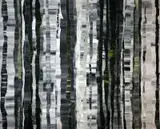 Magdalena Karwowska, Miasto no 50, 2016, 2016, akryl, technika własna, płótno