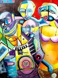 Mirosław Nowiński, Nowe stworzenia 2, 2016, 2016, olej, płyta