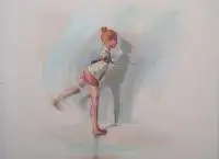 Jaskółka, 2016 by Marta Szarek, 2016, akryl, płótno, sold Sep 2016
