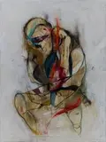 Mateusz Rybka, Ciężar wrażeń, 2016, 2016, technika mieszana, płótno