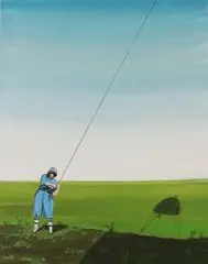 Michał Chudzicki, Baseball II, 2011, 2011, olej, płótno