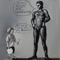 The Krasnals, Super Sasnal, 2008, 2008, olej, płótno