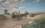 Michał Gorstkin-Wywiórski, Na wiejskiej drodze