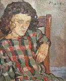 Mela Muter, Portret dziewczyny, około 1920 r.