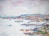 Antoni Suchanek, Gdynia, 1964 r., 1964, olej, płótno