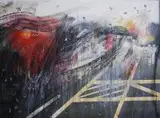 Monika Parobczak, Lea Avenue, 2015, 2015, olej, płótno