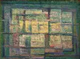 Władysław Lam, Kompozycja, ok. 1959 r., 1959, olej, tektura