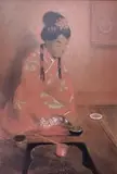 Grzegorz Moryciński, Japonka, pastel, papier, 98