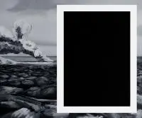 Łukasz Patelczyk, Wschodnia granica z serii ?Passe-partout?, 2015, 2015, olej, płótno