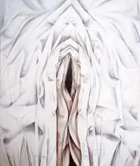 Bez tytułu, 2012 by Monika Mysiak, 2012, olej, płótno, sold Jun 2016