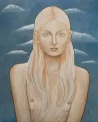 Katarzyna Kołtan, Maya, 2016, 2016, tempera żółtkowa, płyta