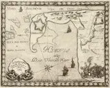 Erik J. Dahlberg, Ichnographia Castelli Pillav et adiacentium locorum?, Plan twierdzy Piława i Zalewu Wiślanego, Norymberga, 1729 r., miedzioryt