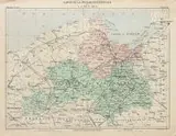Victor Malte-Brun, Carte de la Prusse Occidentale, Mapa Prus, Paryż