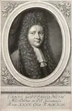Andreas Stech Elias Hainzelmann, Portret Ernsta Gottfrieda Heysego, 1693 r., 1693, doktor medycyny i profesor Gimnazjum Akademickiego w Gdańsku (1657-1692) miedzioryt, wym. arkusza 30