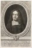 Andreas Stech Elias Hainzelmann, Portret Samuela Schelwiga, 1692 r., 1692, pastor kościoła św. Trójcy w Gdańsku, rektor tamtejszego Gimnazjum Akademickiego (1643 Leszno ? 1715 Gdańsk) miedzioryt