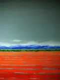 Piotr Majewski, Prymitywny pejzaż VIII, 2014, 2014, akryl, płótno