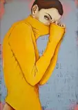 Renata Magda, Look II, 2016, 2016, akryl, płótno