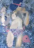 Dawid Majgat, Nadzieja, 2016, 2016, akryl, spray, płótno